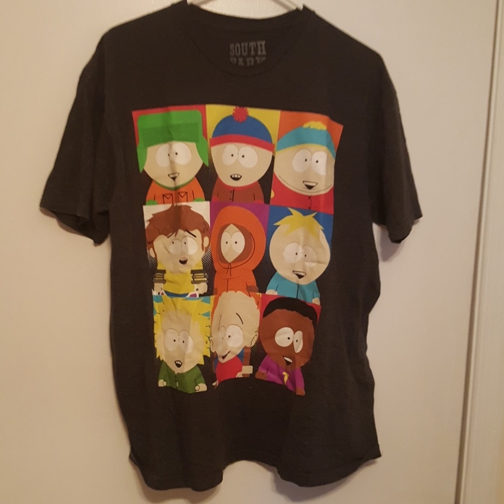 south park large men's t shirt